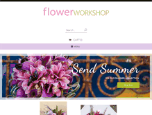 Tablet Screenshot of flowerworkshop.ca